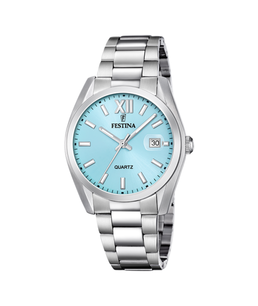 Classics - Modèle F20707/2 - Argenté & Bleu Clair - Montre Festina les ligaments