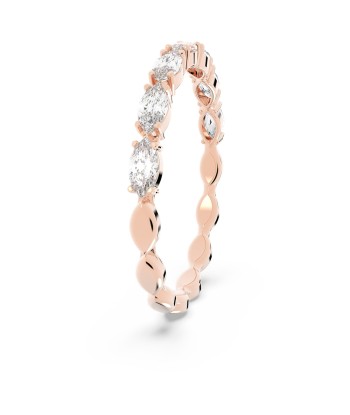 Vittore - Blanc Doré Rose - Marquise - Bague - Swarovski l'achat 