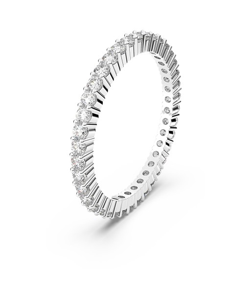 Vittore - Blanc Argenté - Bague - Swarovski pas cheres