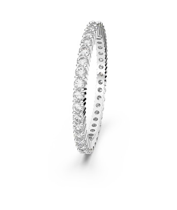 Vittore - Blanc Argenté - Bague - Swarovski pas cheres