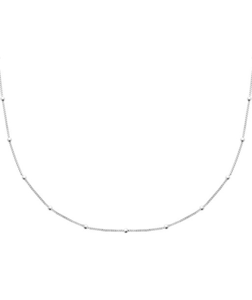 Maille Fantaisie - Argent - Collier Véritable concentré