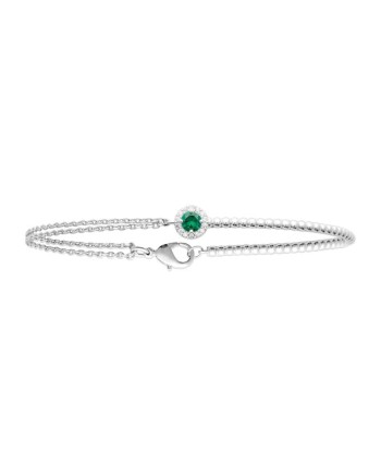 Médaillon - Vert - Argent - Bracelet de l' environnement