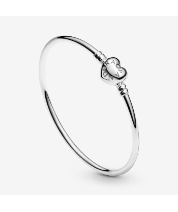 Jonc - Coeur - Argent - Bracelet - Pandora Venez acheter