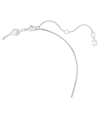 Mesmera - Blanc Argenté - Collier - Swarovski Par le système avancé 