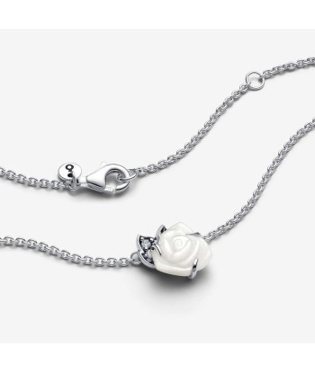 Rose Blanche - Argent - Collier Pandora solde