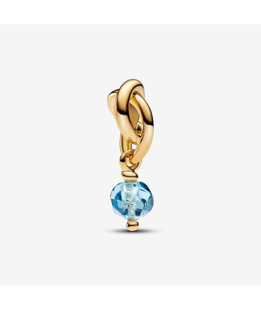 Cercle de l'Eternité - Bleu Azur - Or - Charms Pandora à prix réduit toute l'année