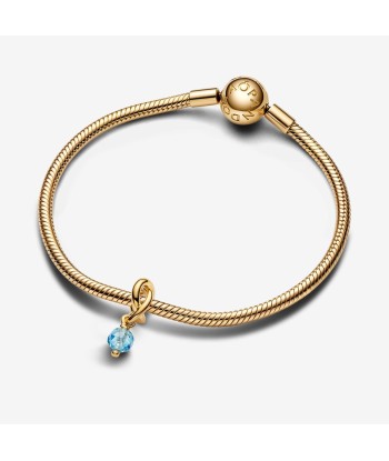 Cercle de l'Eternité - Bleu Azur - Or - Charms Pandora à prix réduit toute l'année