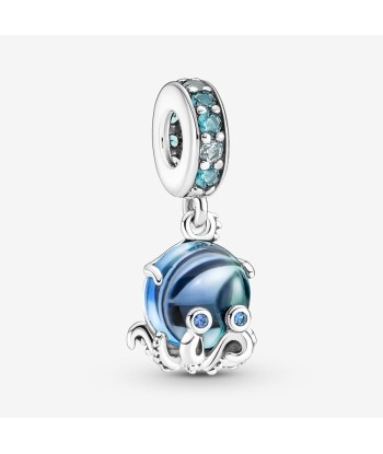 Animaux - Poulpe Bleu - Argent - Charms Pandora meilleur choix