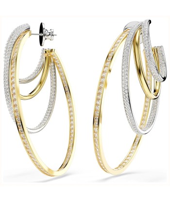 Hyperbola - Blanc Mix - Anneaux d'oreilles - Swarovski 50% de réduction en Octobre 2024