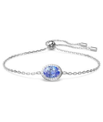 Constella - Bleu Argenté - Ovale - Bracelet - Swarovski votre