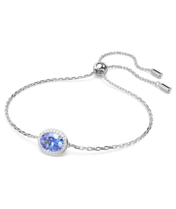 Constella - Bleu Argenté - Ovale - Bracelet - Swarovski votre