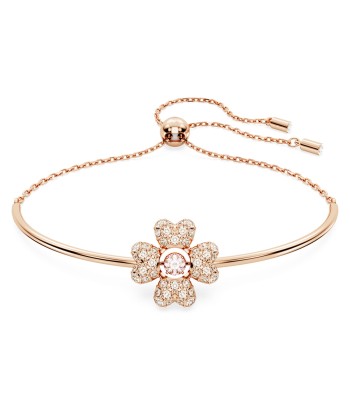 Idyllia - Blanc Doré Rose - Bracelet - Swarovski le des métaux précieux