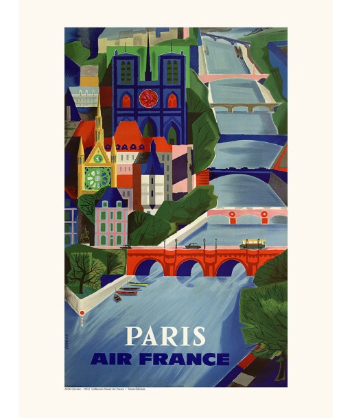 Affiche Paris - Air France hantent personnes