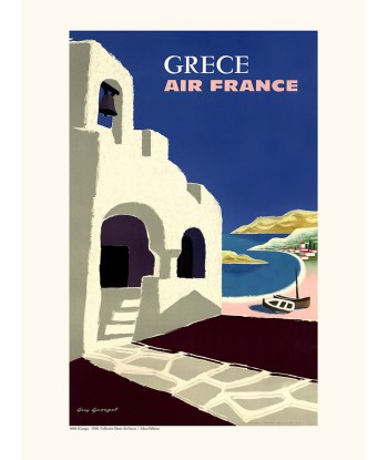 Affiche Grèce - Air France en stock