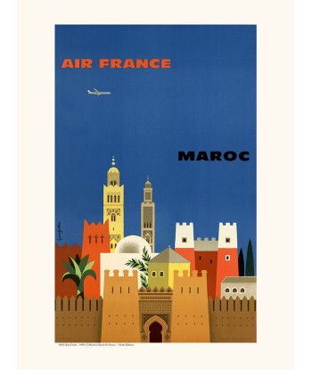 Affiche Maroc - Air France Faites des économies