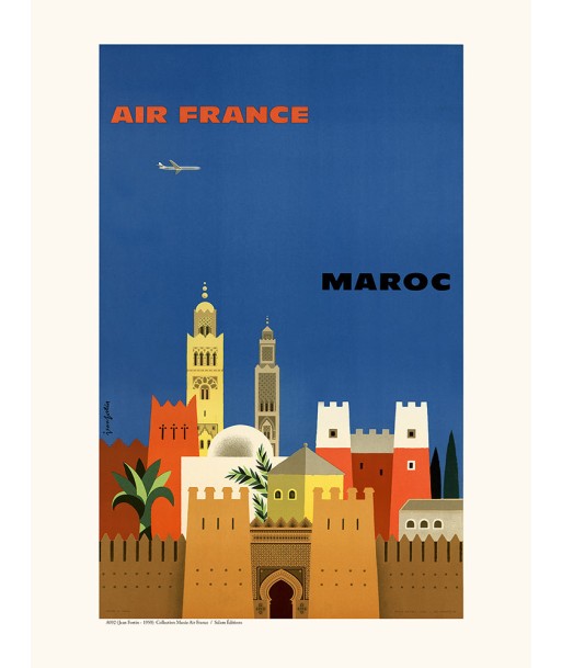 Affiche Maroc - Air France Faites des économies