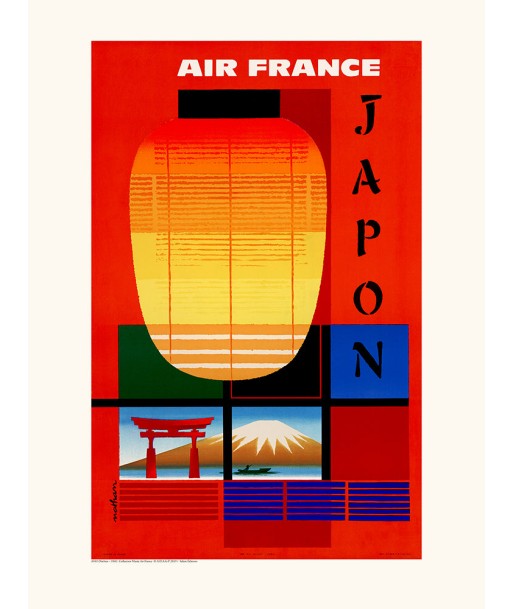 Affiche Japon - Air France Fin de série