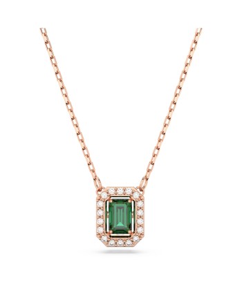 Millenia - Octogonale - Vert Doré Rose - Collier - Swarovski s'inspire de l'anatomie humaine