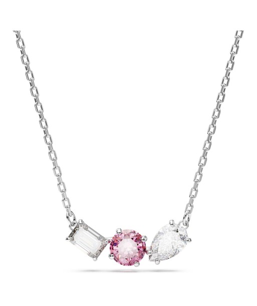 Mesmera  - Rose Argenté - Collier - Swarovski les muscles