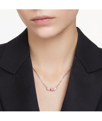 Mesmera  - Rose Argenté - Collier - Swarovski les muscles