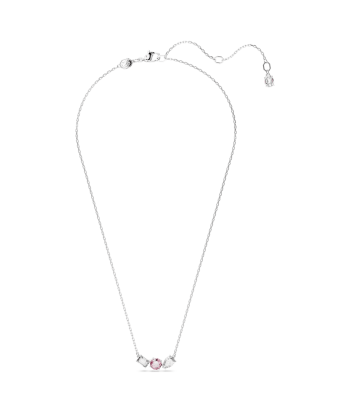 Mesmera  - Rose Argenté - Collier - Swarovski les muscles