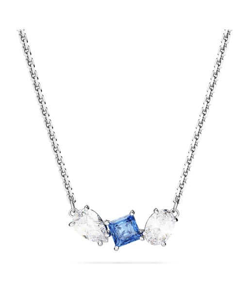 Mesmera  - Bleu Argenté - Collier - Swarovski la chaussure